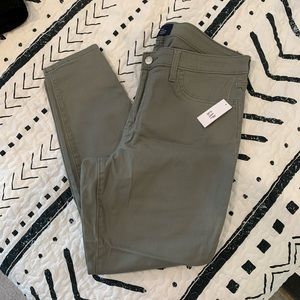 NEW Gap Skinny Jeans, Green, Size 14/32.